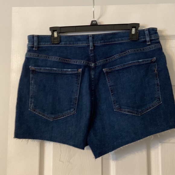 EXPRESS MIDI High Rise Jeans shorts size 12 brand new with tags - Picture 5 of 12